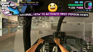GTA VC ANDROID TUTORIALS: HOW TO ACTIVATE FIRST PERSON DRIVING MOD!