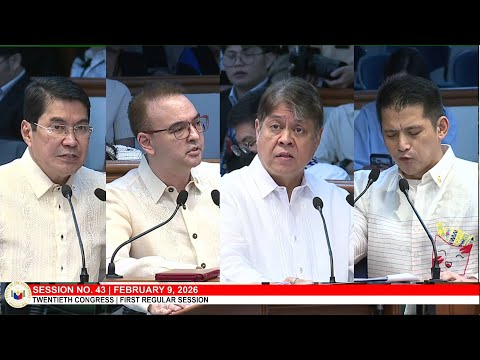 LIVE: Senate Plenary Session No. 43 (February 9, 2026)