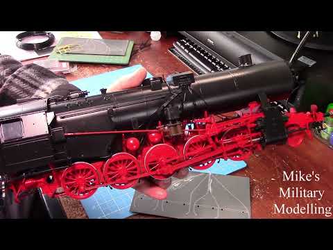 German Steam Locomotive BR52 (Part 9 Making & Fitting The Sand Pipes).