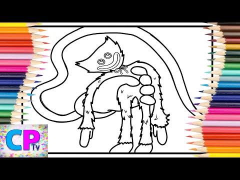 Huggy Wuggy and Mommy Long Legs Coloring Pages/Syn Cole - Melodia/Marin Hoxha - Endless[NCS Release]