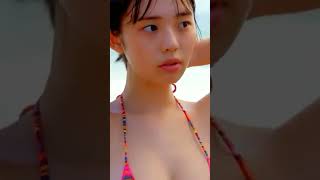 菊池姫奈さん✨海辺で