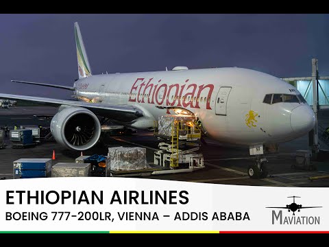 YouTube thumbnail for Ethiopian Airlines Boeing 777-200LR