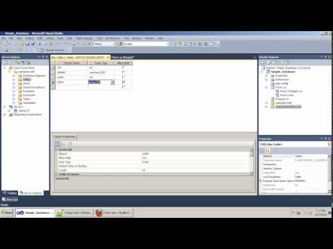 Creating SQL Database In C NET Tamil