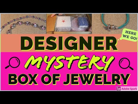 2lb GOODWILL MYSTERY DESIGNER JEWELRY BOX UNBOXING UNJARRING Reveal | 33 PIECES OF DESIGNER JEWELRY?