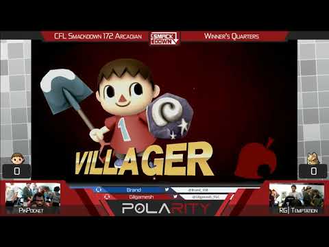 CFL Smackdown 172 WiiU - PikPocket (Villager) vs RG | Temptation (Fox) - Winners Quarters