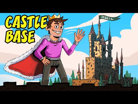 Taking on SCUMMY ZERG from my CASTLE BASE (Rust Movie)