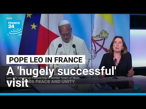 Pope wraps up 'hugely successful' France visit with Metz speech