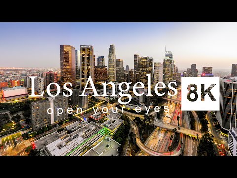 Los Angeles in 8K ULTRA HD - Here is The Hollywood (60 FPS)