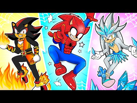HOT vs COLD: But they're Element!? Sonic Spider Man in Dangerous! | Sonic The Hedgehog 2 Animation