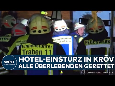 KRÖV: Nach Hotel-Einsturz! Erleichterung am Unglücksort - alle Überlebenden aus Gebäude gerettet