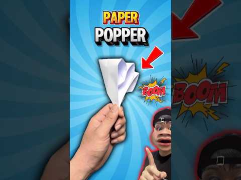 Einfaches Tutorial zum Bau eines lauten Papierknallers #shorts