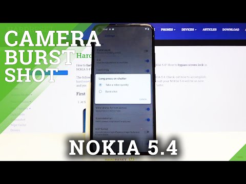 Nokia 5.4 - How to Take Burst Shot