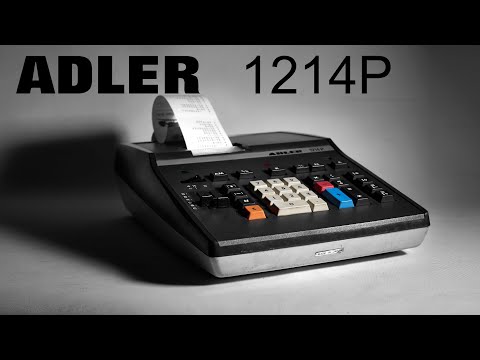 Early 1970s Electronic Calculator - Adler 1214P