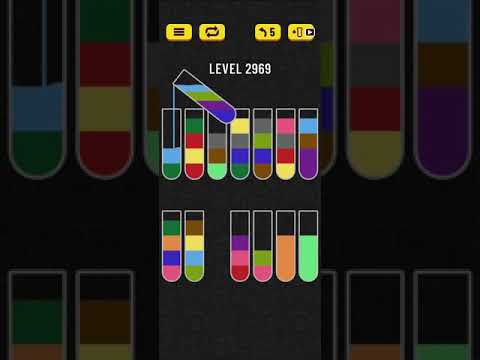 water sort puzzle level 2969