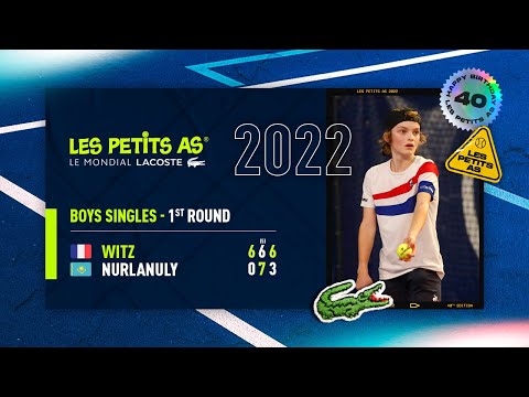 Les Petits As 2022 | Boys 1st Round | Antonin Witz vs. Zangar Nurlanuly