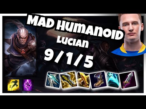 Lucian vs Ryze MAD Humanoid MID (9/1/5) - v11.5