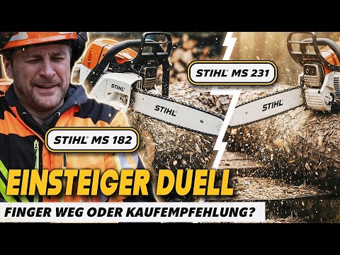 Entry-level chainsaws put to the test: STIHL MS 182 & MS 231