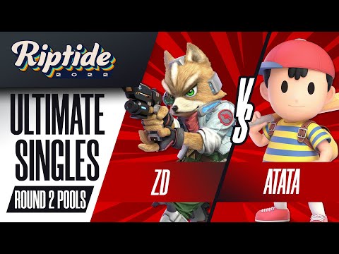 ZD vs ATATA - Ultimate Singles R2 Pools - Riptide 2022 | Fox vs Ness