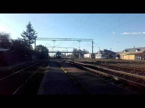 Trenul R 5603 Iaşi-Suceava Nord oprire în gara Dolhasca