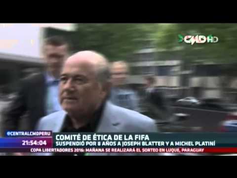 Central CMD: FIFA suspendió por ocho años a Blatter y Platini