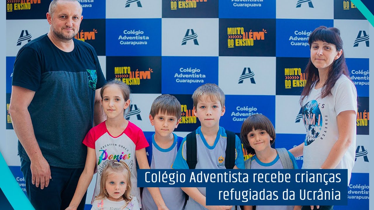 Colégio Adventista recebe crianças refugiadas da Ucrânia