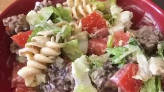 Last Nights Burgers | Today's Salad