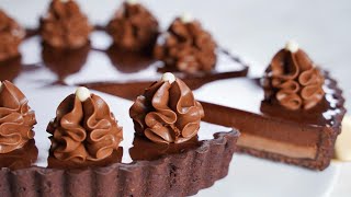 컵 계량 초코 무스 타르트 만들기 Beautiful Chocolate Mousse Tart Recipe Chocolate Tart