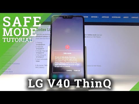 Safe Mode in LG V40 ThinQ – Diagnostic Mode