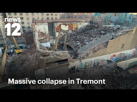 Massive wall collapse in The Bronx sends debris crashing to ground | News 12