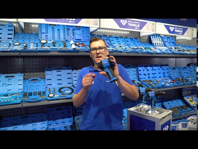 Video teaser for BRILLIANT TOOLS BT160400 1/2 Zoll Mini-Druckluft-Schlagschrauber 1240 Nm