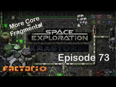 Core Fragment Train Operations! | Factorio Space Exploration & Krastorio Playthrough | Episode 73