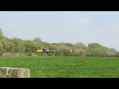 Freightliner 66508 - Diverted 4M27 Intermodal, Barrow on Trent (Derbyshire) 22/04/19.