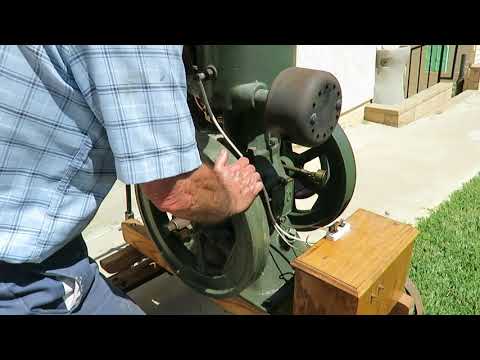 Starting 1914 Novo engine