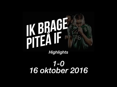 Highlights IK Brage - Piteå IF 16 oktober 2016 Full HD