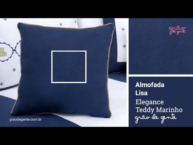 Almofada Lisa Elegance Teddy Marinho | Ref: 59044