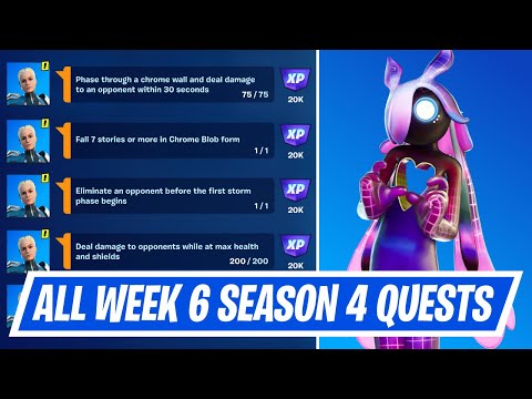 Fortnite Week 6 Quests Guide - How to complete Week 6 Weekly Challenges in Chapter 3 Season 4
