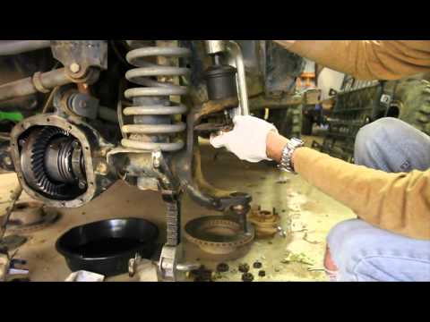How-To replace Dana 30 and 44 Ball Joints part 1 of 3 (removal with cheap press)