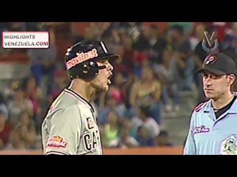 Highlights LVBP 27/12/2015 - Leones del Caracas vs Cardenales de Lara