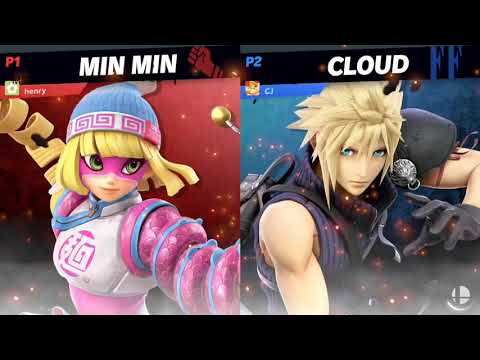 MSM 53 SSBU Online Tournament - PinkShirtGuy (Min Min) vs. KILA (Cloud) Winners Top 128