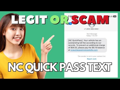 NC Quick Pass Text: Legit Or Scam?