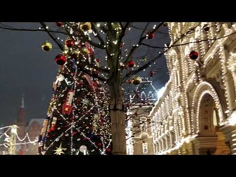 НОВОГОДНЯЯ МОСКВА Самые красивые виды столицы