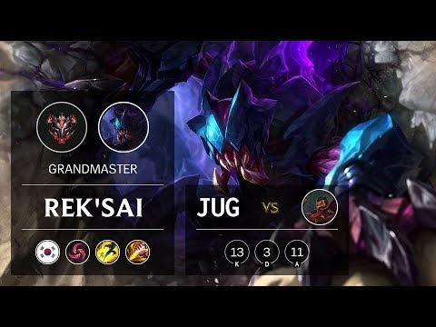 Rek'Sai Jungle vs Graves - KR Grandmaster Patch 9.18