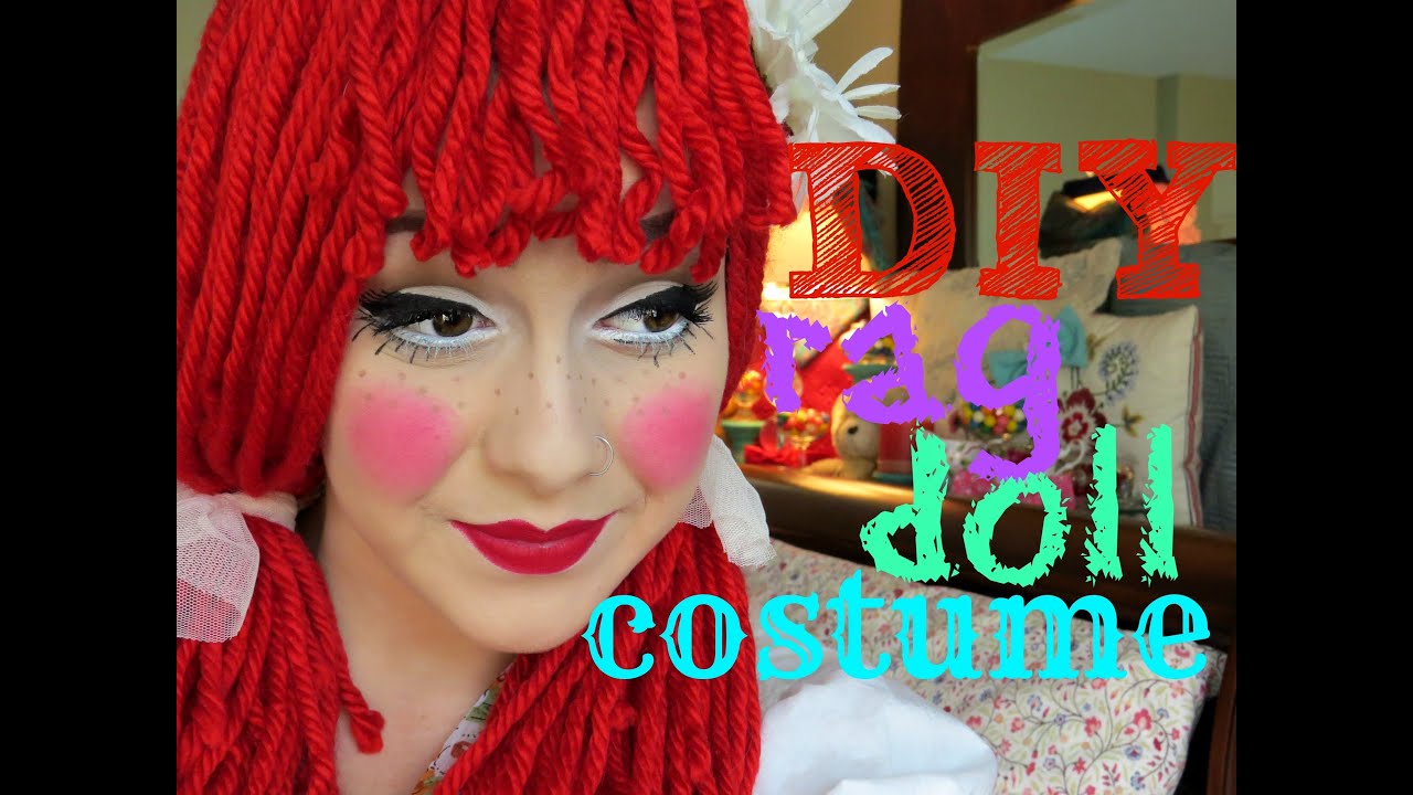 DIY: Rag Doll Costume, Wig, and Makeup