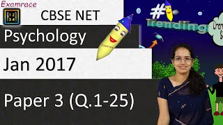 Download Lagu NTA NET Jan 2017 Psychology Paper 3 (Q.1-25): Answer Keys, Solutions u0026 Explanations (Part 1 of 3) Thumbnail