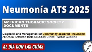 Neumonia ATS 2025 Al día con las guías