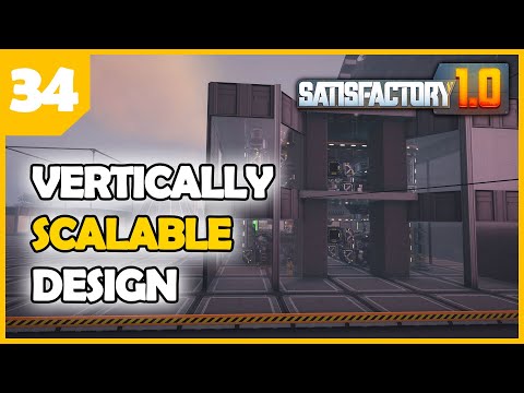 DESIGNING a new factory style - Satisfactory 1.0 EP34