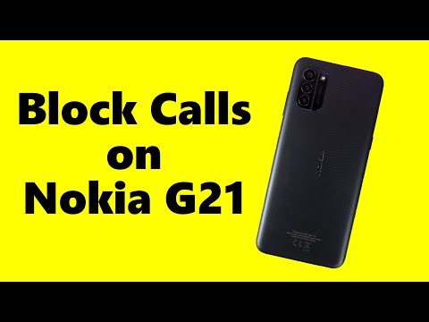 How to Block Calls on Nokia G21