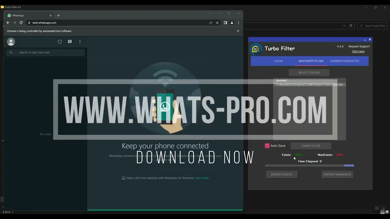 Login & filtering flow