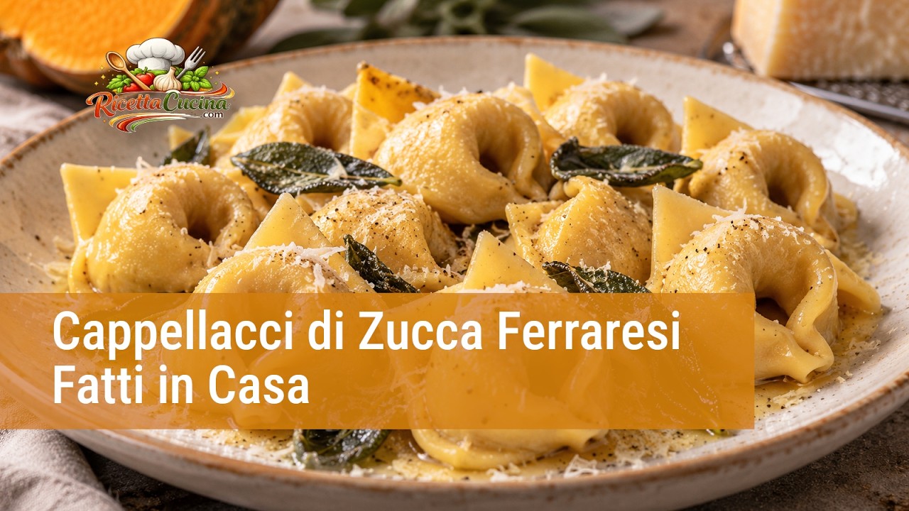 Anteprima video di Cappellacci di Zucca Ferraresi Fatti in Casa