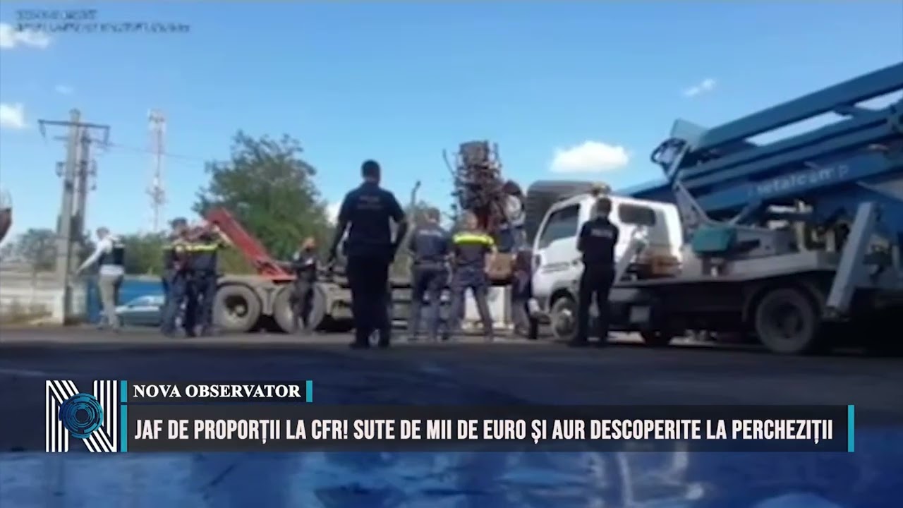 Jaf de proporții la CFR! Sute de mii de euro și aur descoperite la percheziții